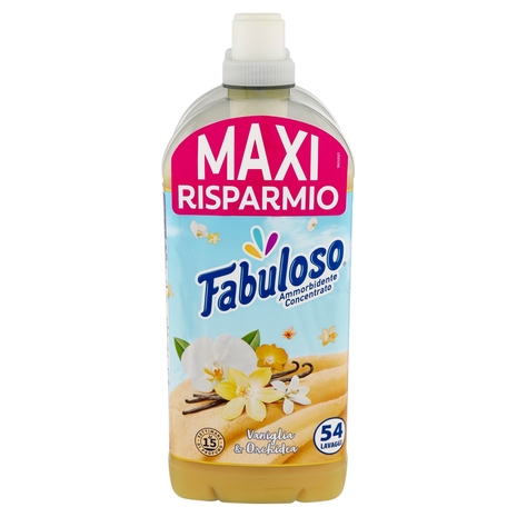 Fabuloso ammorbidente concentrato Vaniglia 108 lavaggi 2x1,25 L